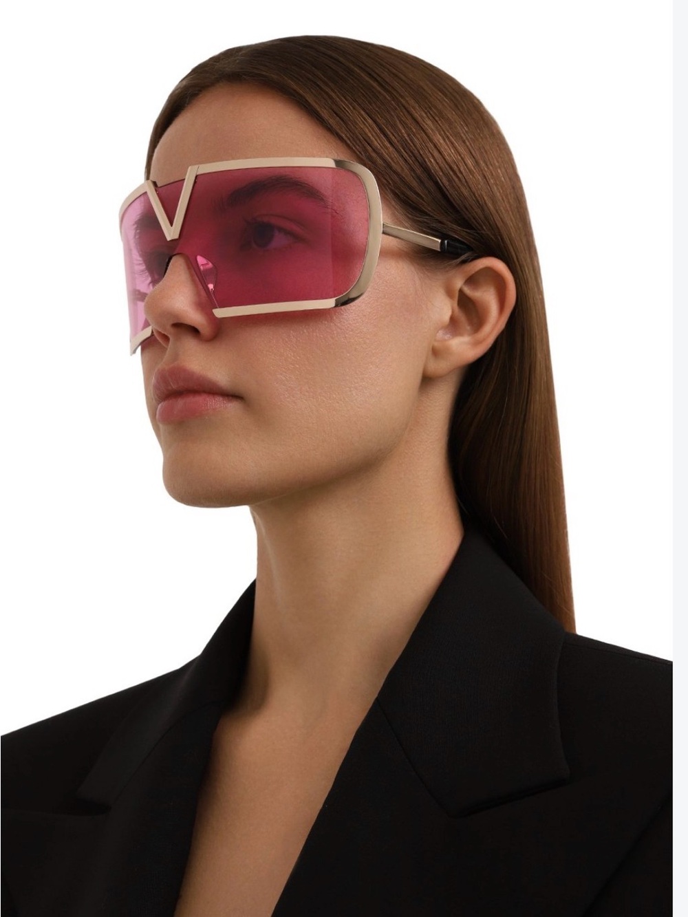 Valentino Garavani V-Romask VLS-120C Mask Sunglasses - Picture 2 of 5